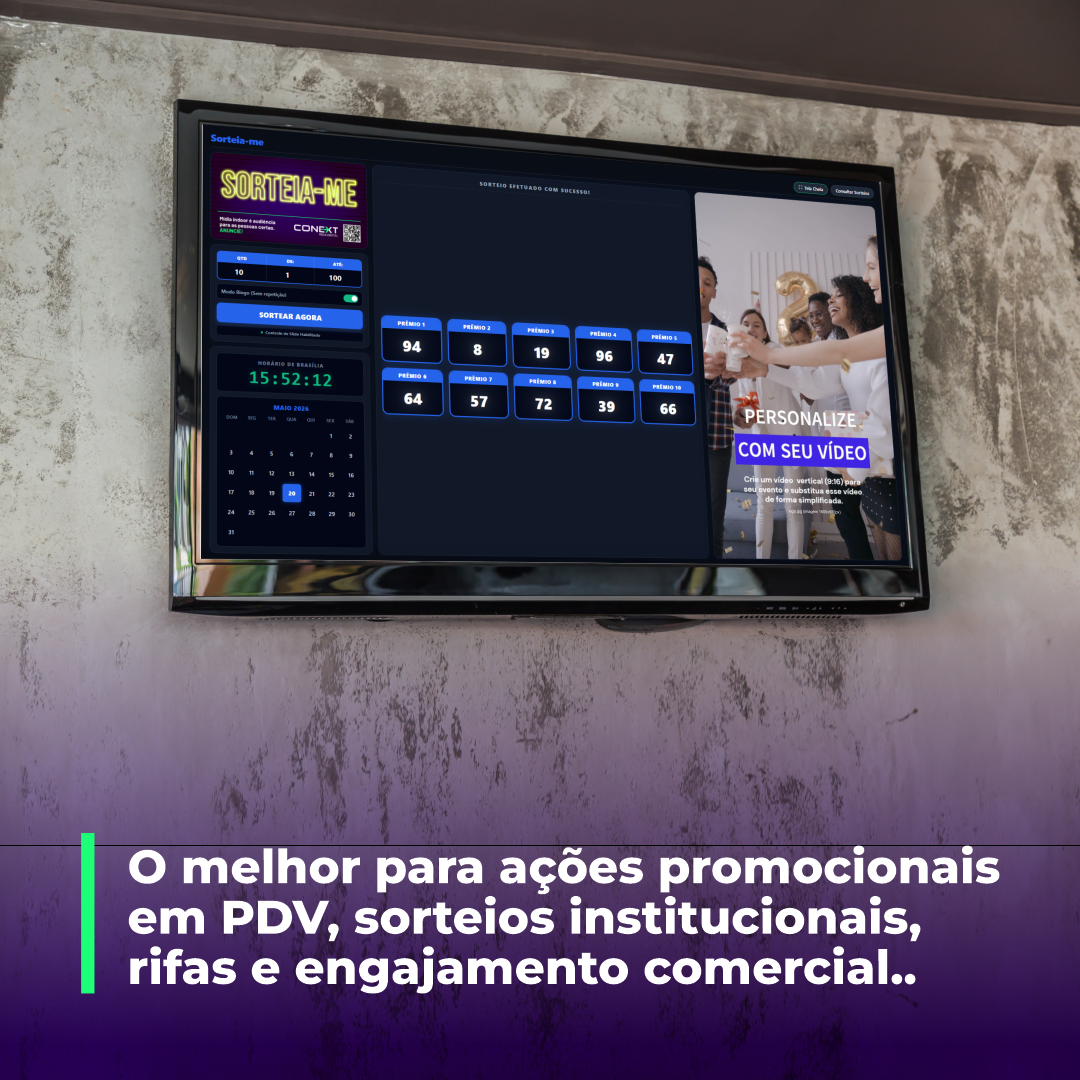 Demonstração da Animação Shuffling do Sistema de Sorteios